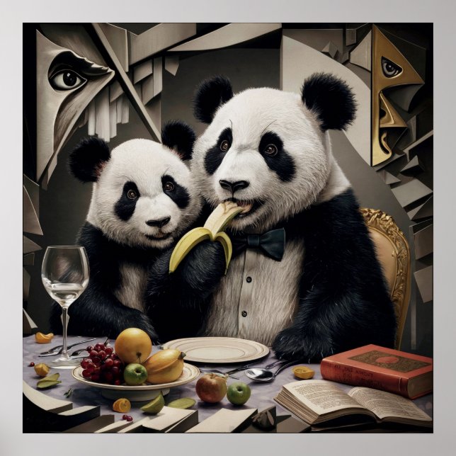 AFFICHE PANDA ET SON (Devant)
