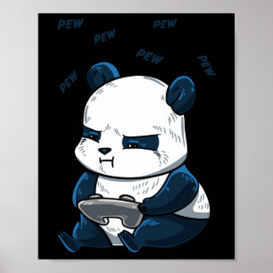 Affiche Panda Pew Cute Hob 