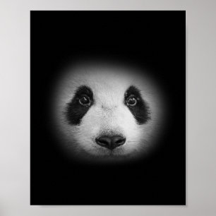 Affiche Panda Porte Visage Pour Amoureux des animaux Et En