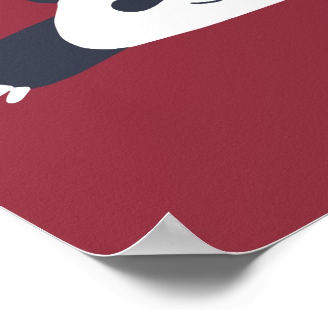 Affiche Panda sans idées, en bambou  (Coin)