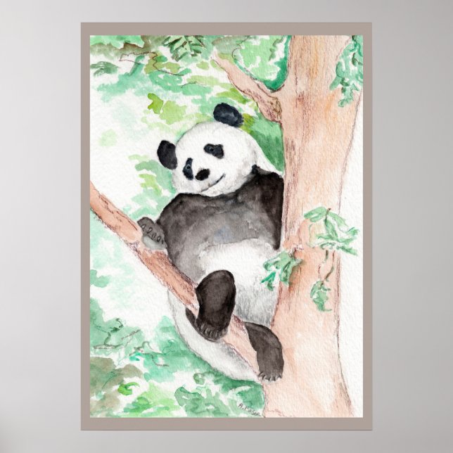 Affiche Panda, Se Promène (Devant)