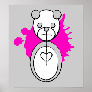 Affiche panda splatz.