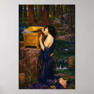 Affiche Pandora de John William Waterhouse