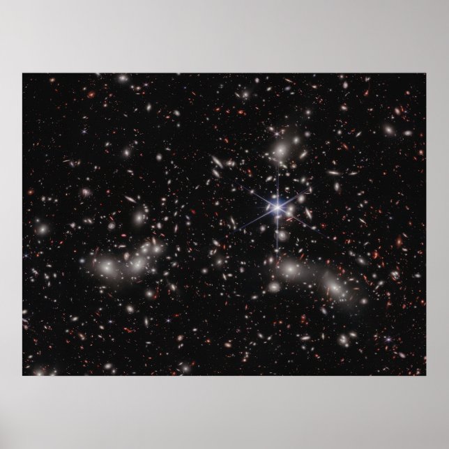 Affiche Pandora's Cluster | Abell 2744 | JWST (Devant)
