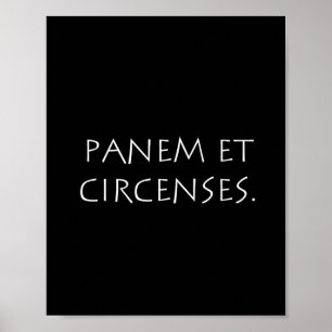 Affiche Panem et circenses