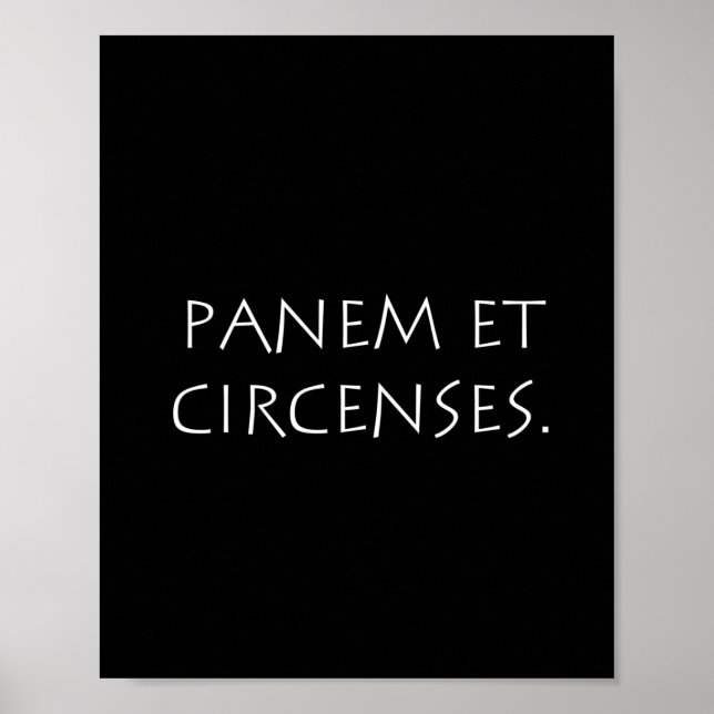 Affiche Panem et circenses (Devant)