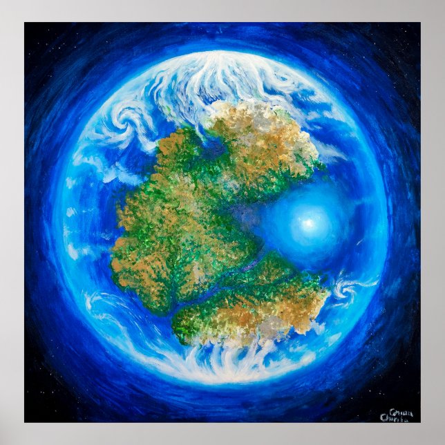 Affiche Pangée et l'océan des Téthys (Devant)