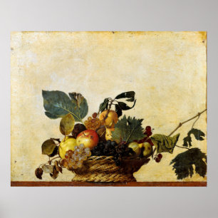 Affiche Panier aux fruits, Caravaggio