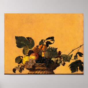 Affiche Panier de fruits, Canestra di Frutta par Caravaggi