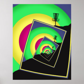 Affiche Paniers de golf de disque tournant 5