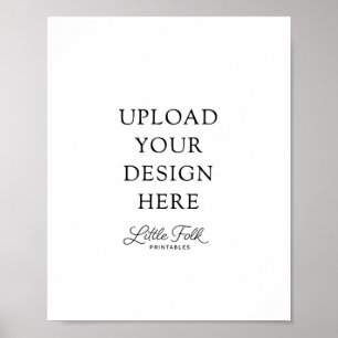 Affiche Panneau 8 x 10 pouces