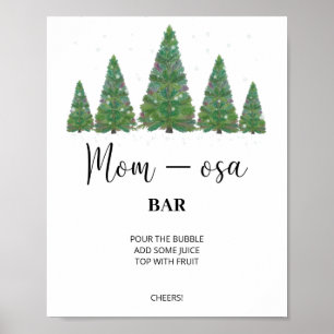 Affiche Panneau à feuillage persistant de bar maman-osa. B