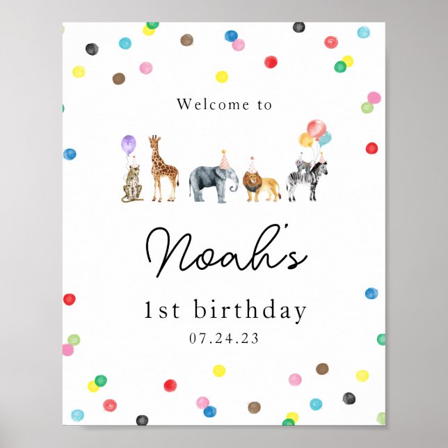 Affiche Panneau animal (Devant)