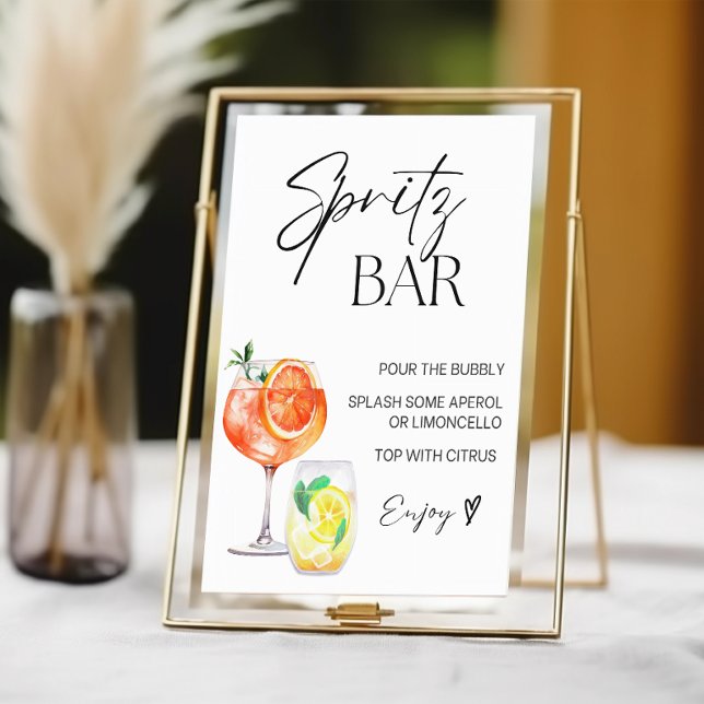 Affiche Panneau Aperol Spritz Bar, Spritz Cocktail Print (Créateur téléchargé)