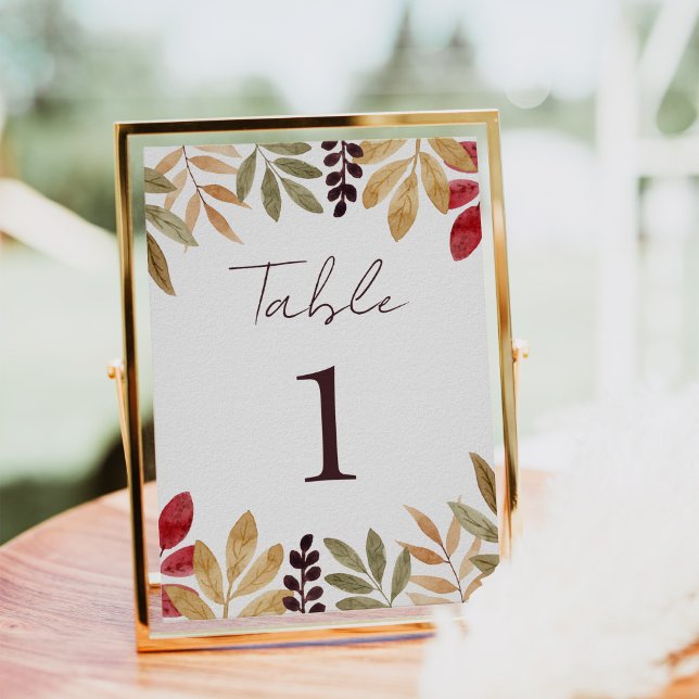 Affiche Panneau Aquarelle Citrouille Automne Baby shower S (Créateur téléchargé)