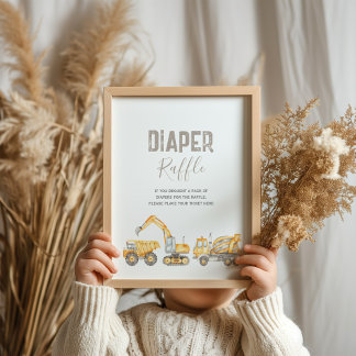 Affiche Panneau Baby shower de calèche