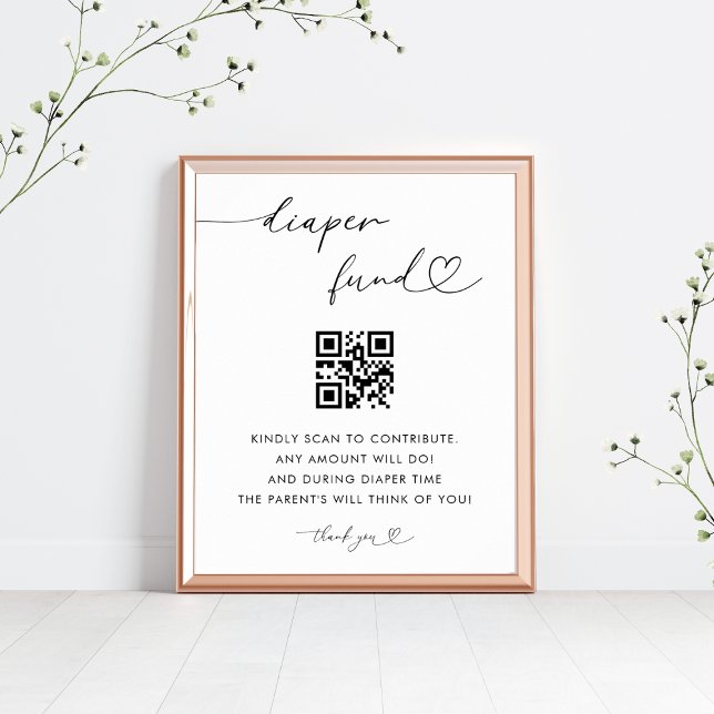 Affiche Panneau Baby shower du fonds de couches de script  (Créateur téléchargé)