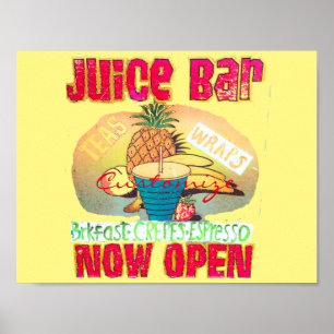 Affiche Panneau Barre de jus Thunder_Cove