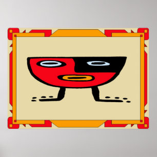 Affiche Panneau barre Tiki