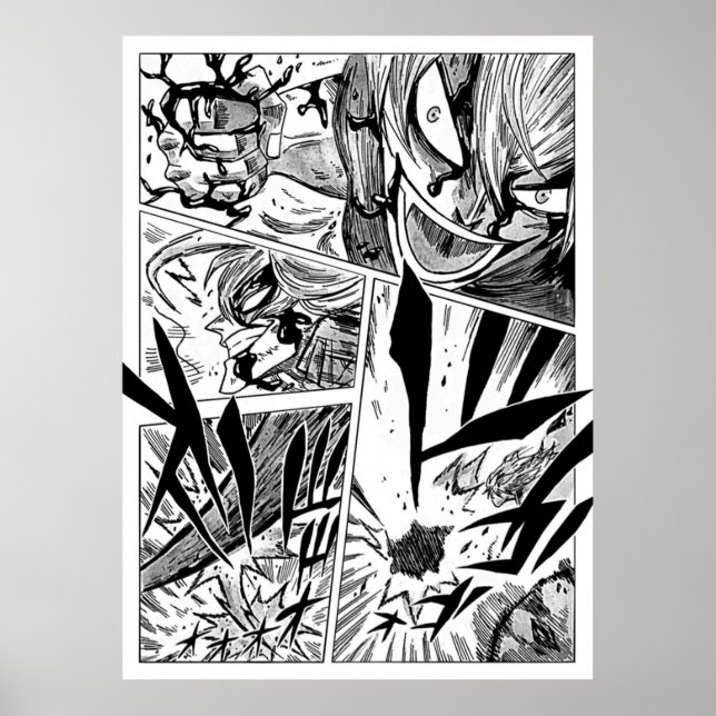 Affiche Panneau Black Clover Manga (Devant)