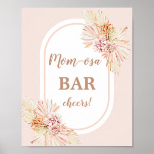 Affiche Panneau Boho Blush Desert Momosa Bar