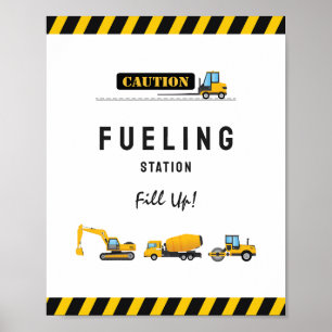 Affiche Panneau Boisson de l'Anniversaire du Camion de con