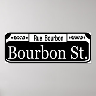 Affiche Panneau Bourbon