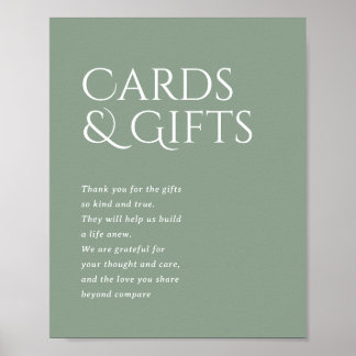 Affiche Panneau Cadeaux et cartes de mariage Norwich