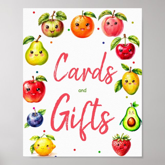 Affiche Panneau Cartes et cadeaux (Devant)