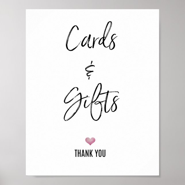 AFFICHE PANNEAU CARTES ET CADEAUX (Devant)
