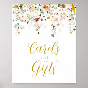 Affiche Panneau Cartes et Cadeaux Love is in Bloom