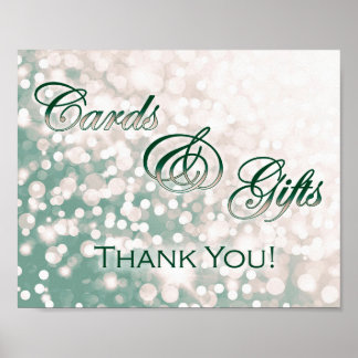 Affiche Panneau Cartes et Cadeaux mariages de automne - Ch