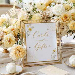 Affiche Panneau Cartes et Cadeaux « Meant to Bee »