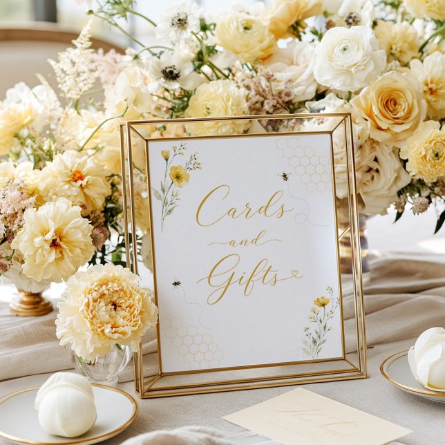 Affiche Panneau Cartes et Cadeaux « Meant to Bee » (Créateur téléchargé)