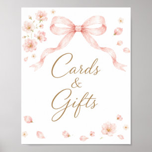 Affiche Panneau Cartes & Prosecco Cartes & Cadeaux