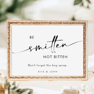 Affiche Panneau Chic moderne Mariage écran solaire et vapo