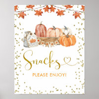 Panneau Citrouille Orange Fall pour Anniversaire S