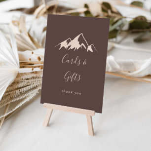 Affiche Panneau Clear Mountain Country Cartes et Cadeaux