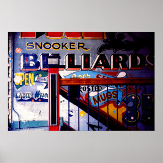 Affiche Panneau coloré