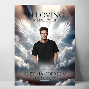 Affiche Panneau commémoratif d'ascension d'ange radieux