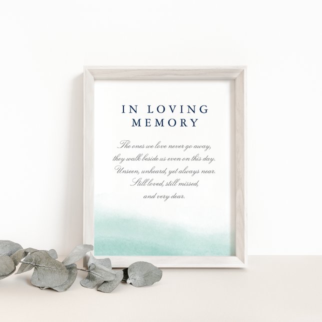 Affiche Panneau commémoratif de mariage Seaglass Tides (Créateur téléchargé)