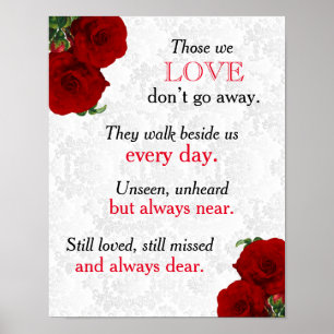Affiche Panneau commémoratif - Mariage de la rose rouge fo