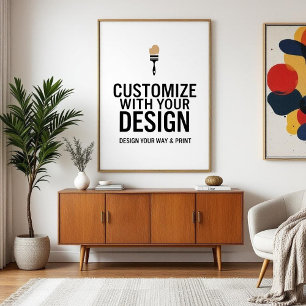 Affiche Panneau d'affichage d'événement blanc personnalisa