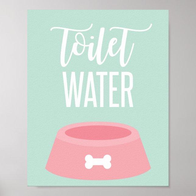 Affiche Panneau d'anniversaire de chiot Eau de toilette (Devant)