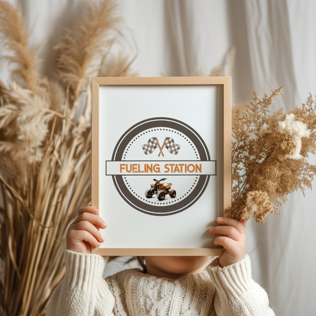 Affiche Panneau d'anniversaire de la station d'alimentatio (Créateur téléchargé)