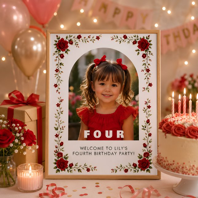 Affiche Panneau d'anniversaire de princesse (Créateur téléchargé)