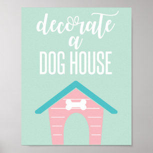 Affiche Panneau d'anniversaire pour chiot Décorez une mais