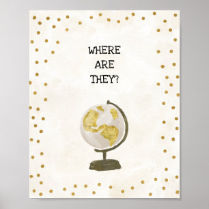 Affiche Panneau de Baby Shower 'De Miss à Mme'