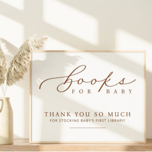 Affiche Panneau de Baby shower minimaliste pour Baby Stati