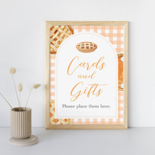 Affiche Panneau de Baby showers et cadeaux Little Cutie Pi